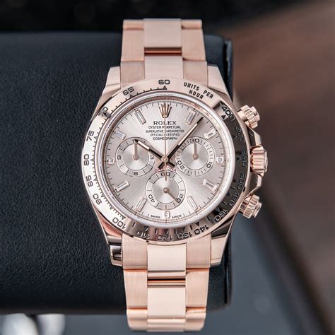 rolex brillanti oro rosa|Rolex Daytona Rose gold .